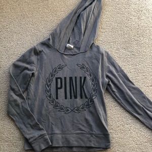 PINK grey hoodie